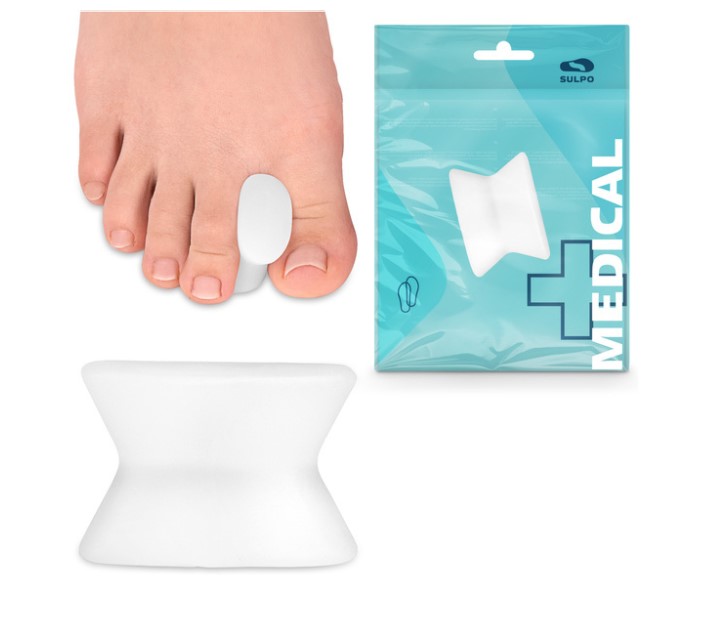 Hallux valgus - S/L Gel-Interdigitalkeil für Hallux valgus